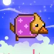 Flying Rainbow Dog & Bird - Fun Free Easy Physics Tap Jump 8-Bit Pixel Adventure For Kids