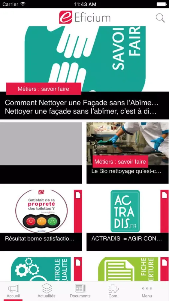 Скриншоты Eficium Pour iPad