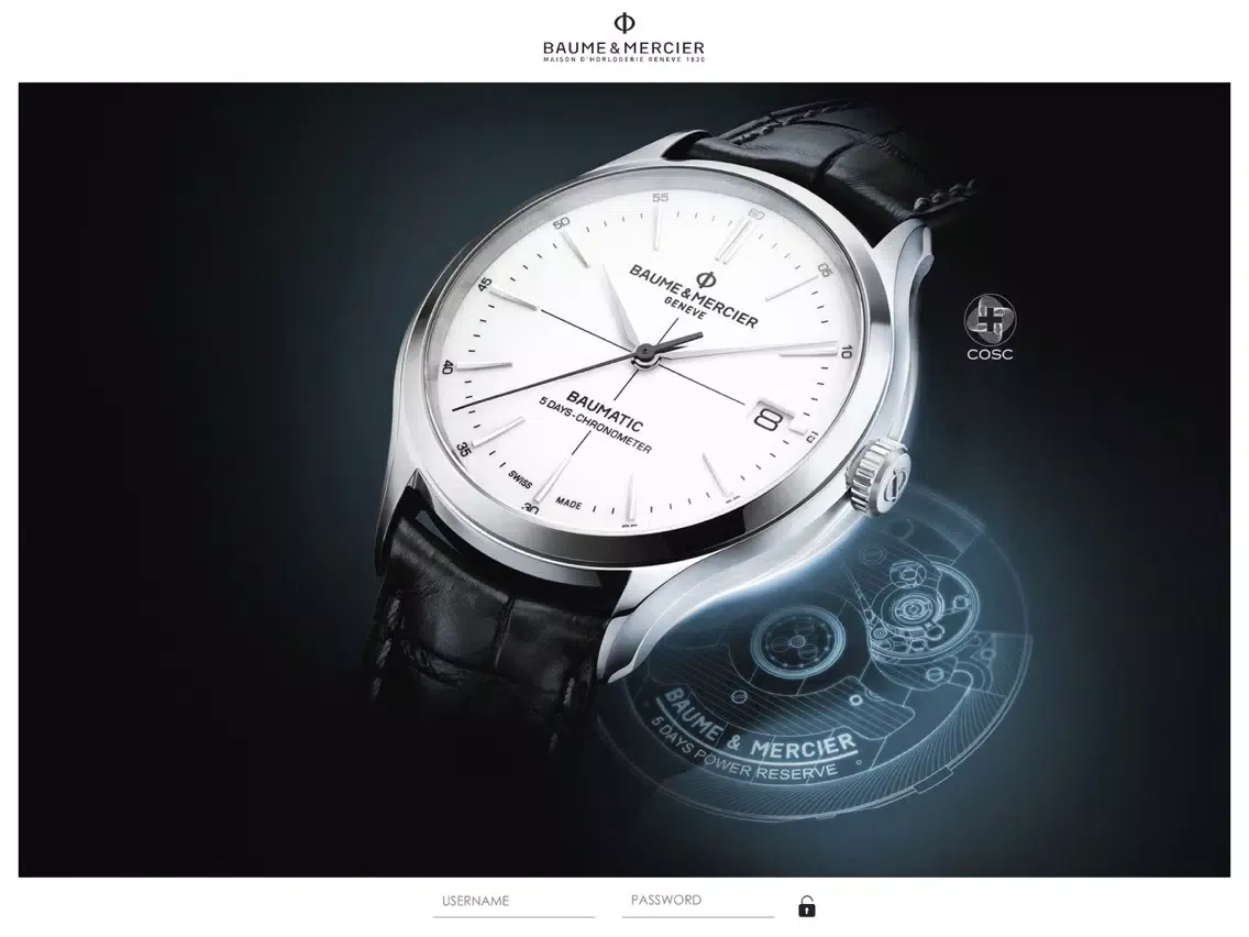 Captures d'écran de Baume & Mercier - eCatalogue iPad 