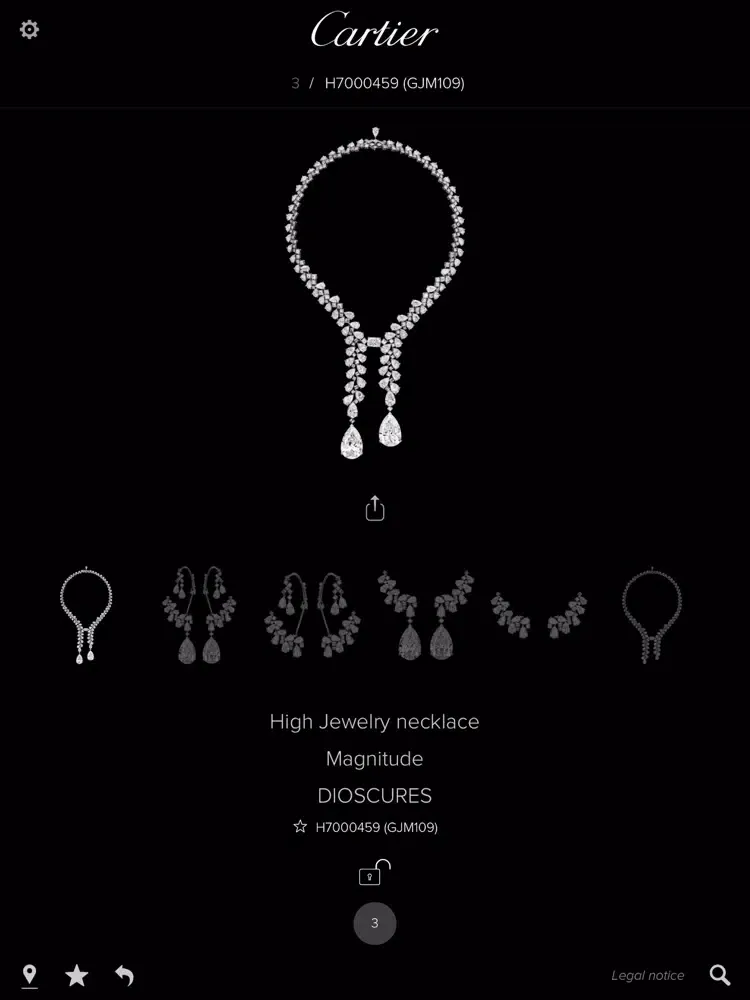 Cartier - Vitrine iPad  스크린샷