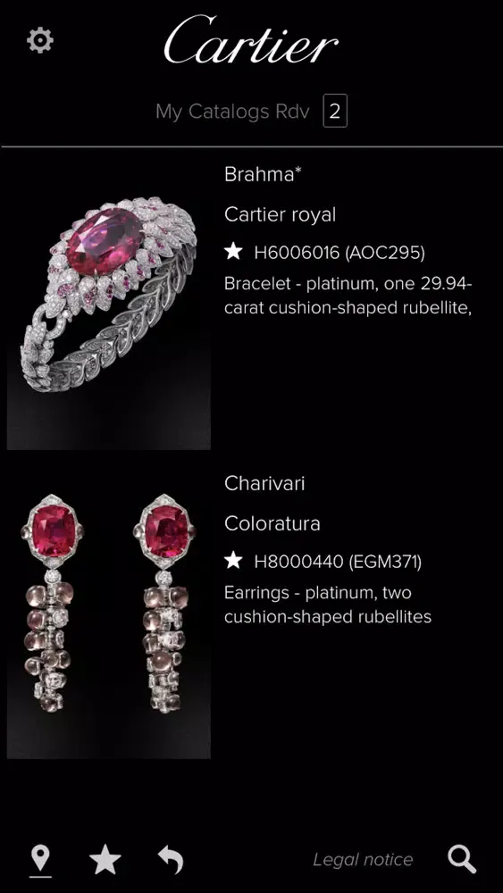 Cartier - Vitrine 스크린샷