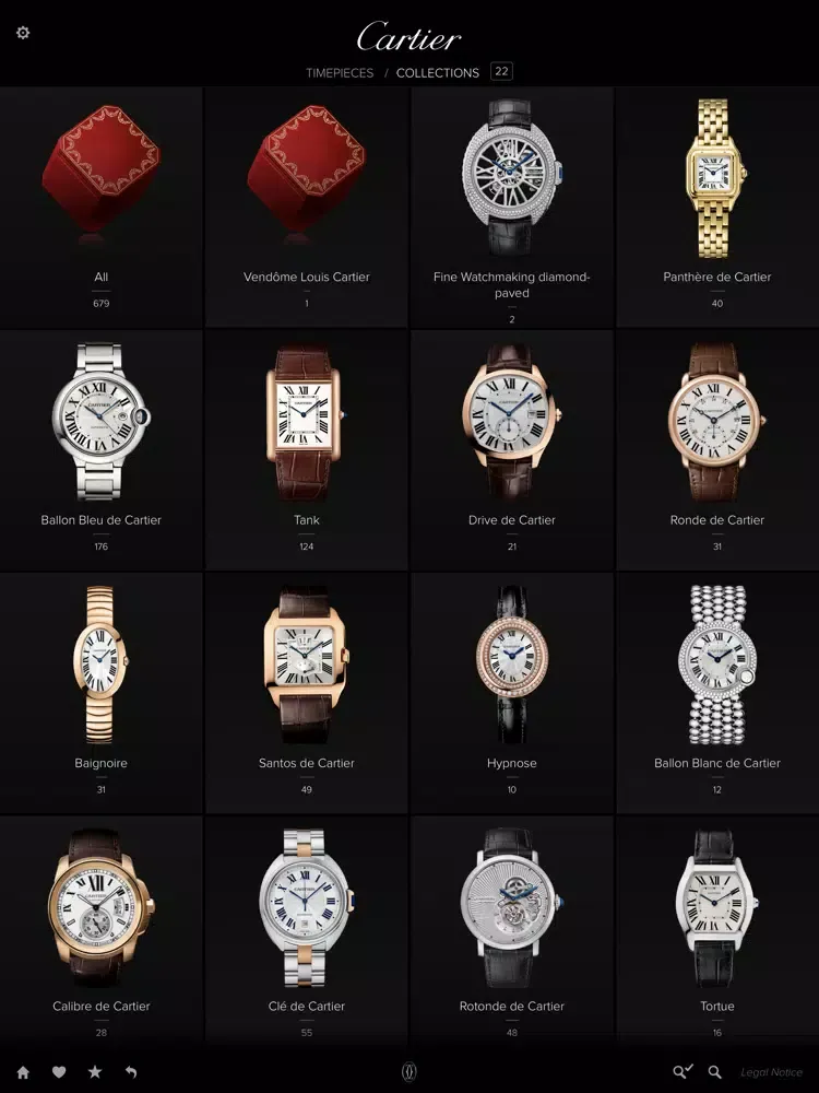 Capturas de pantalla de Cartier - Product Catalog iPad 