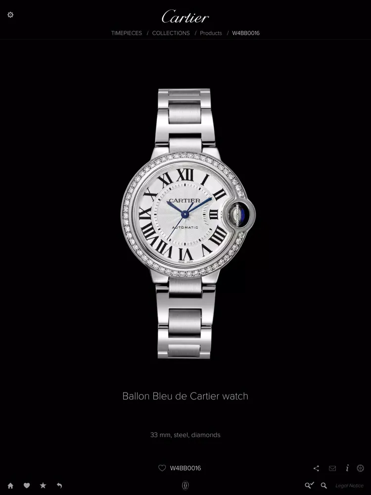 Capturas de pantalla de Cartier - Product Catalog iPad 