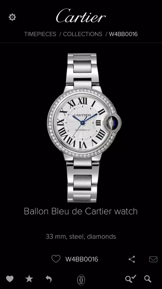 Capturas de pantalla de Cartier - Product Catalog