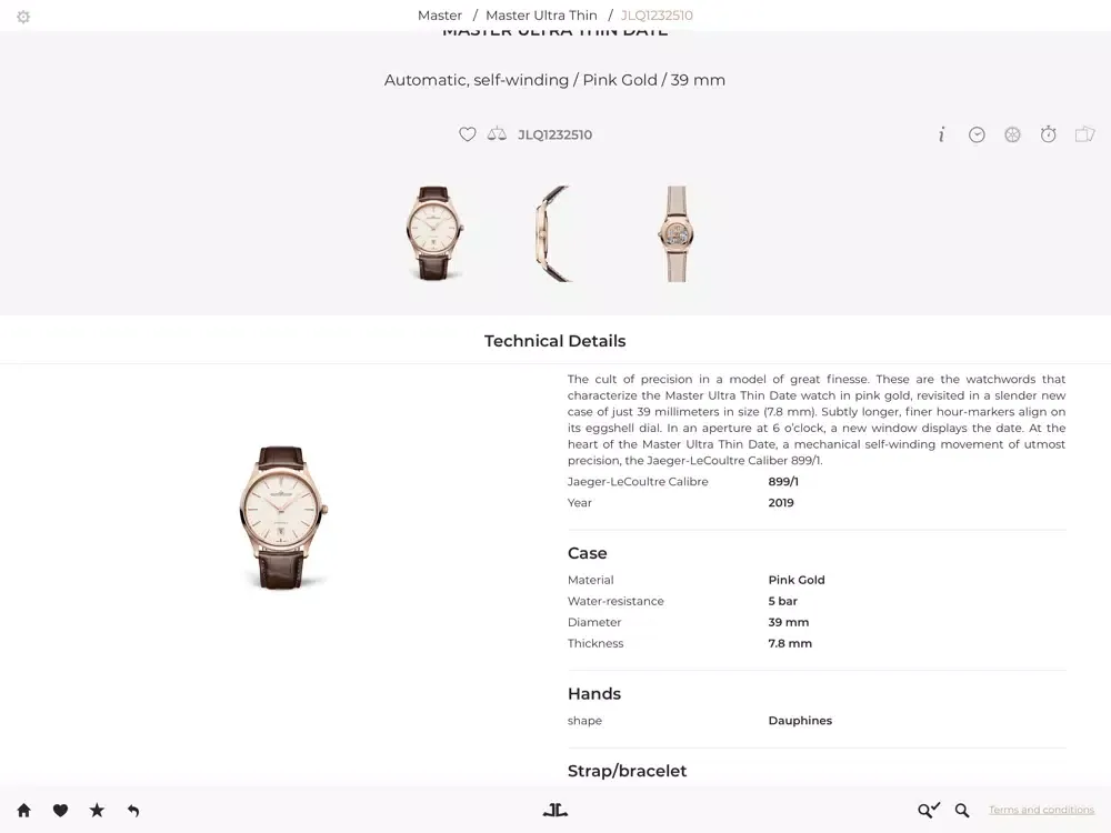 تصاویر Jaeger-LeCoultre - WatchApp iPad 