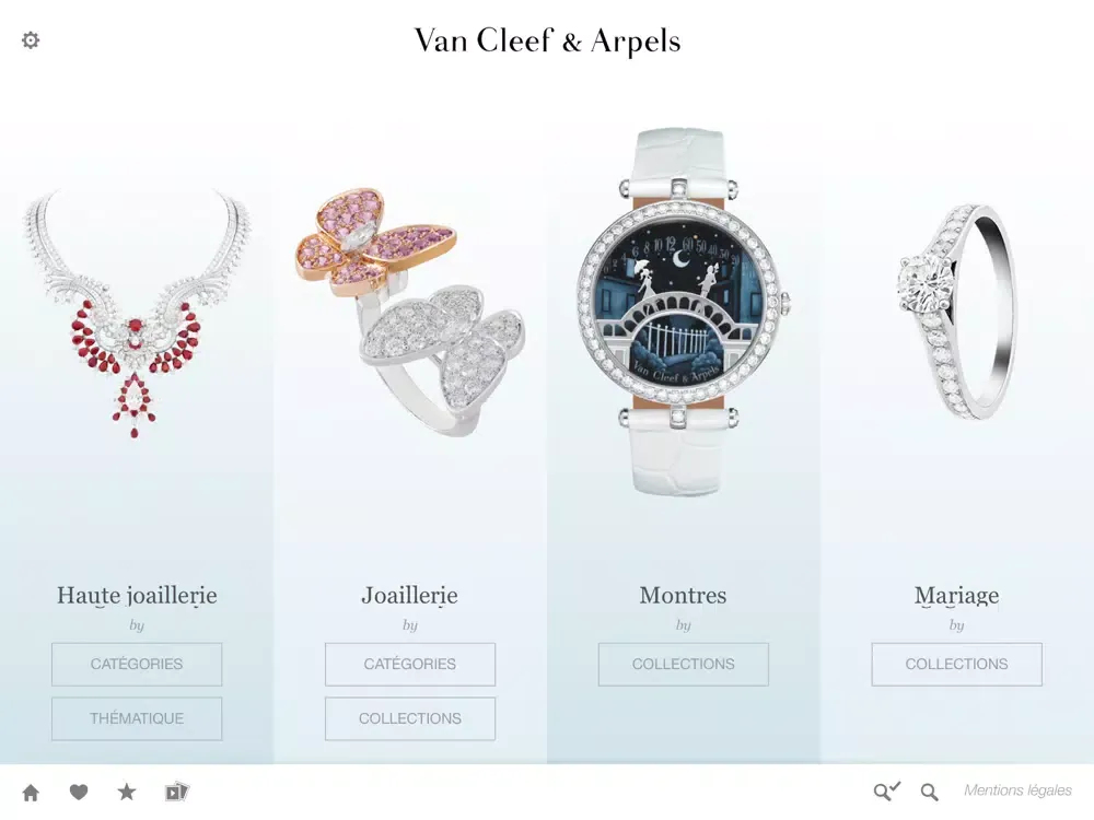 Van Cleef & Arpels eCatalog iPad 应用截图