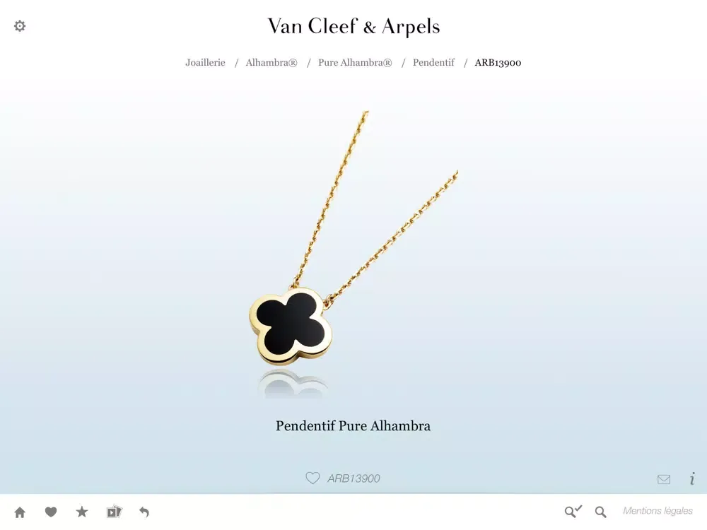 Van Cleef & Arpels eCatalog iPad 应用截图