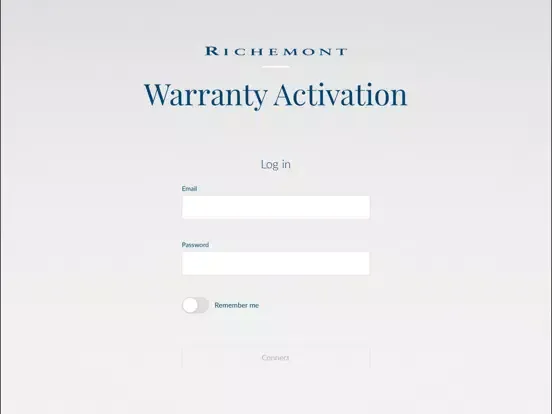 Capturas de pantalla de Booster Warranty Activation iPad 