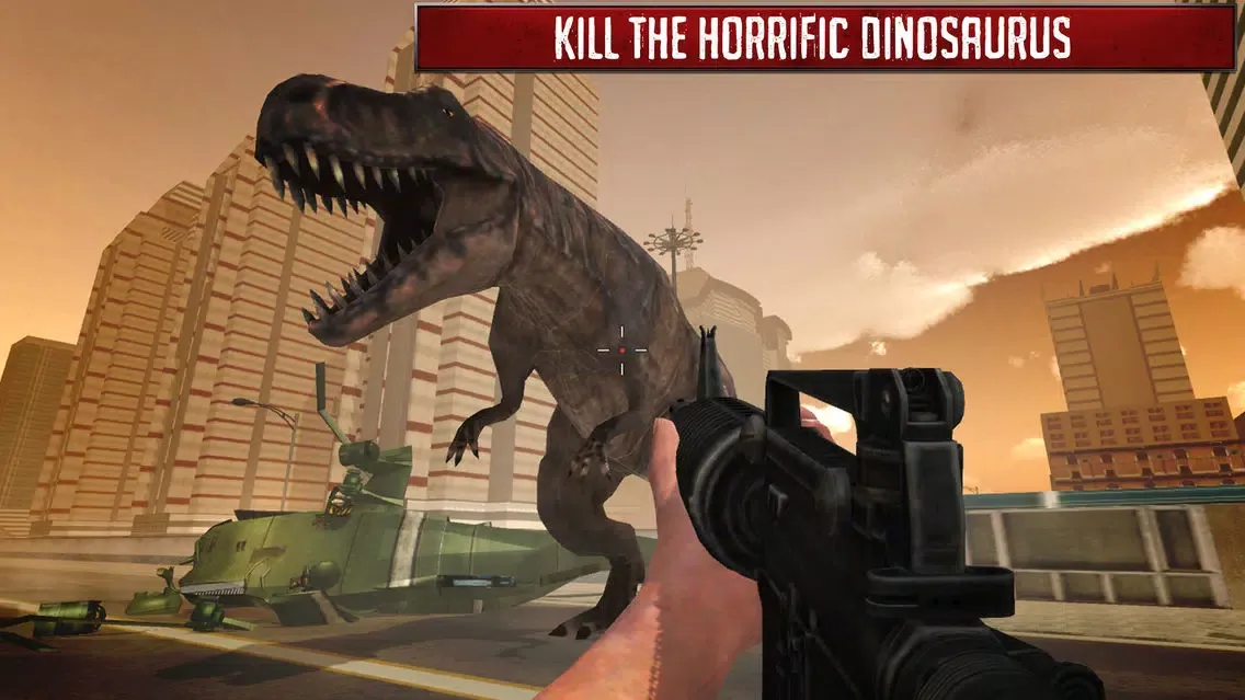 Скриншоты Dinosaur Hunter Simulator 2017 : City Attack 3D