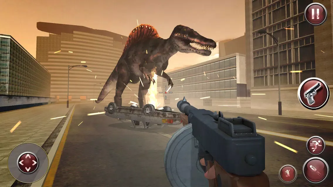 Скриншоты Dinosaur Hunter Simulator 2017 : City Attack 3D