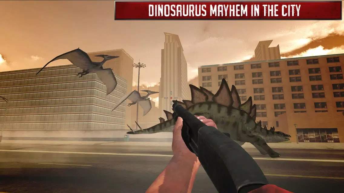 Скриншоты Dinosaur Hunter Simulator 2017 : City Attack 3D