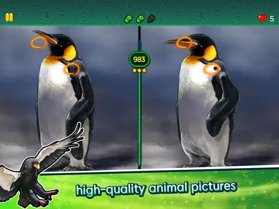 Zrzuty ekranu Find the Difference - Animals iPad 