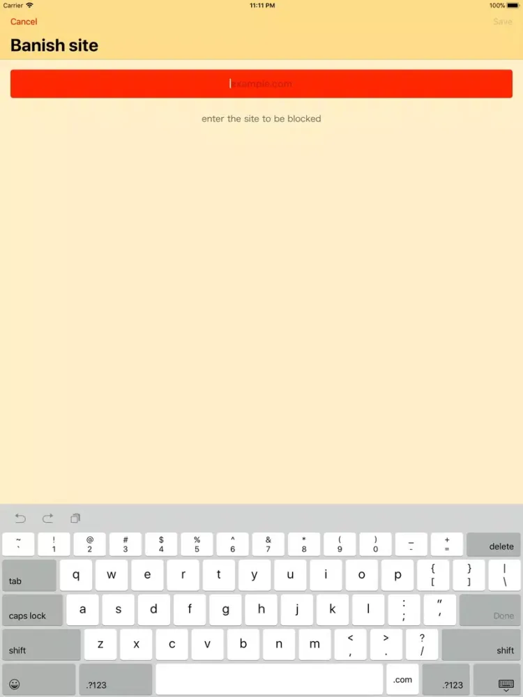 Screenshot di Banish iPad 