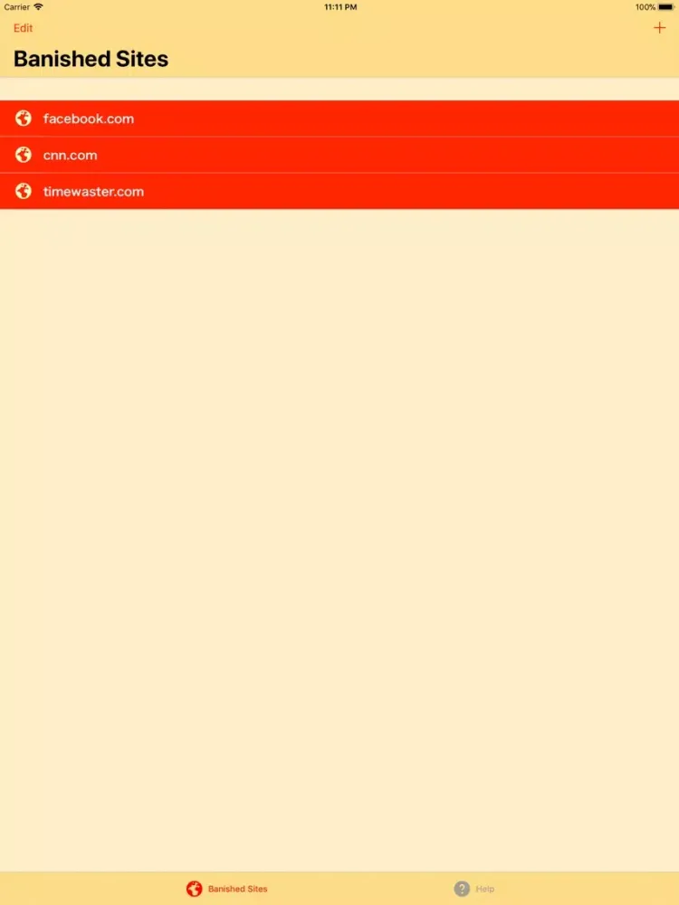 Screenshot di Banish iPad 