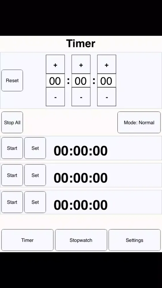 Timer and Stopwatch應用截圖