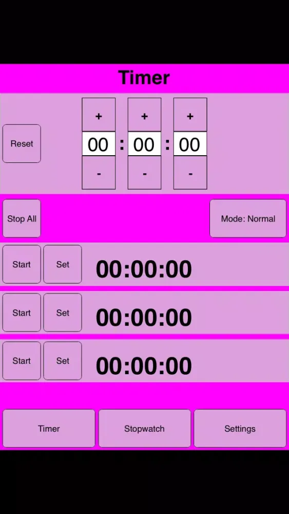 Timer and Stopwatch應用截圖