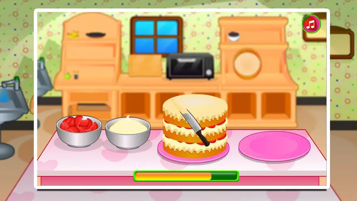 Capturas de pantalla de Cooking Games - delicious strawberry cake
