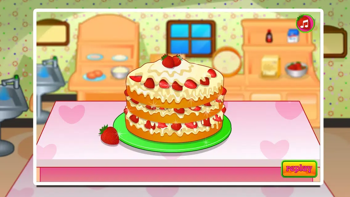 Capturas de pantalla de Cooking Games - delicious strawberry cake