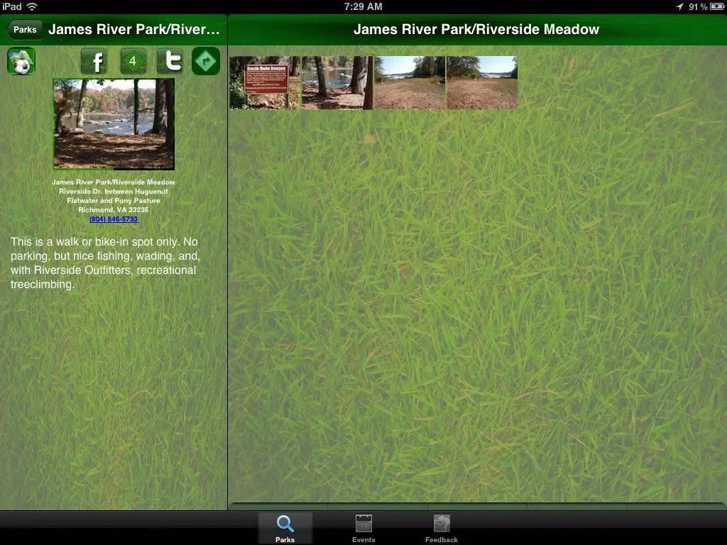 Скриншоты Richmond, VA Parks iPad 