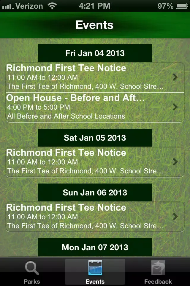 Скриншоты Richmond, VA Parks