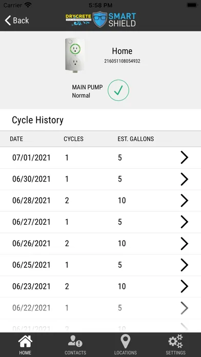 Screenshot di Drycrete Smart Shield