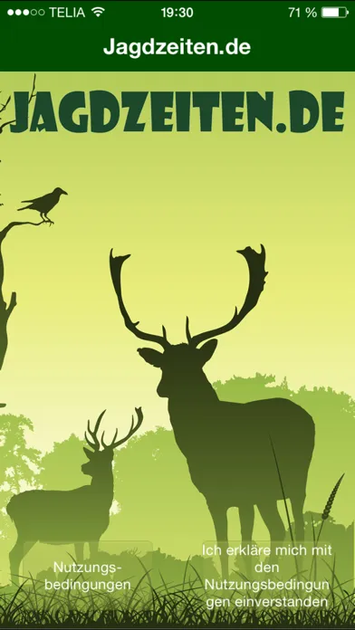 Jagdzeiten.de App Ekran Görüntüleri