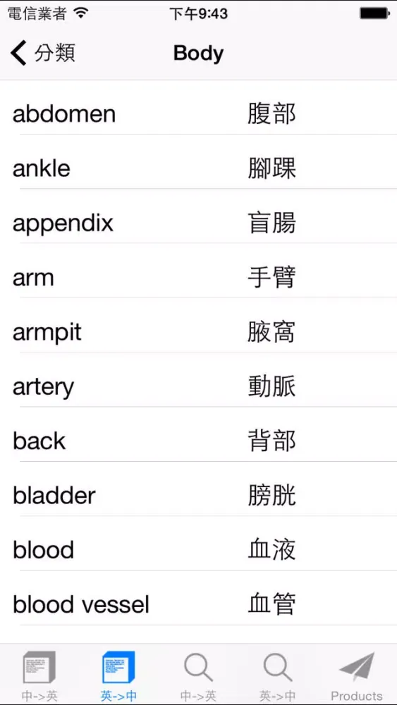 Capturas de pantalla de 4000個詞彙，發聲英語詞彙學習機