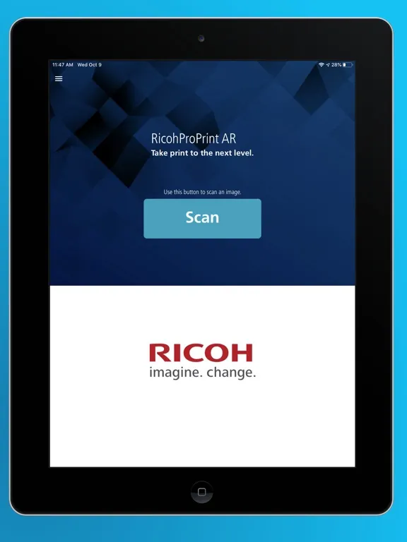Скриншоты RicohProPrint AR iPad 