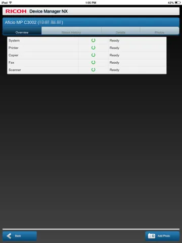 صور RICOH Device Manager NX iPad 