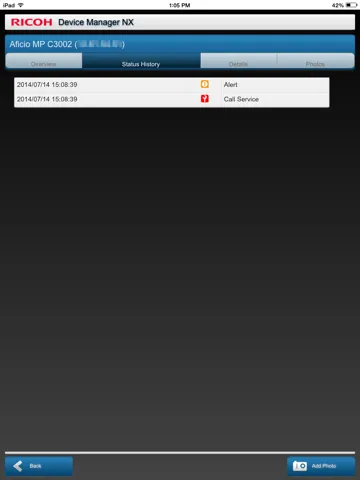 صور RICOH Device Manager NX iPad 