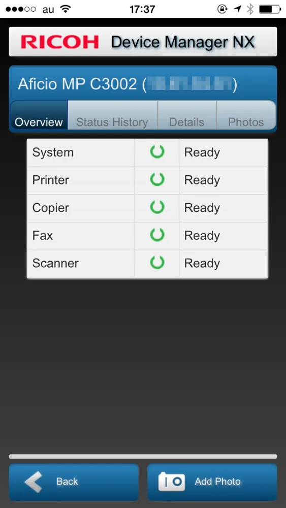 صور RICOH Device Manager NX