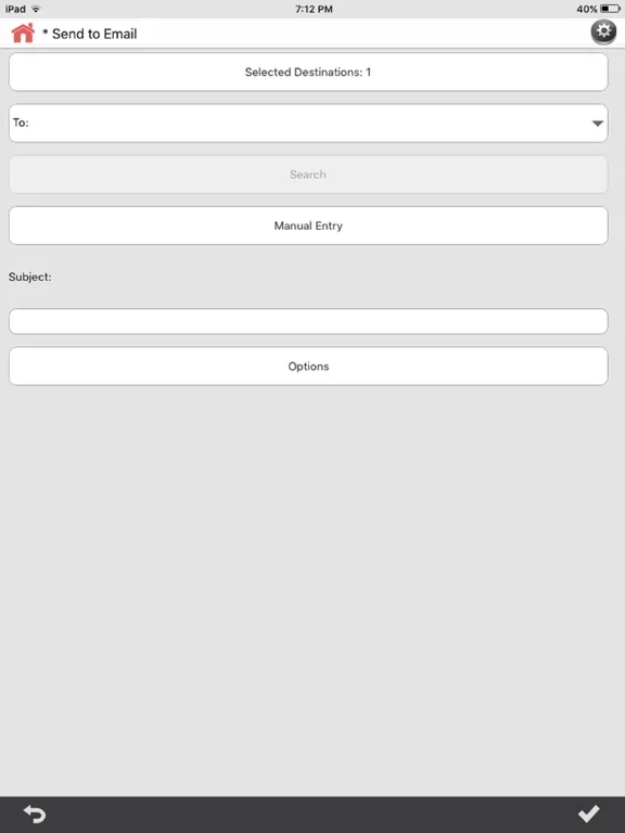 RICOH Streamline NX for User iPad  スクリーンショット