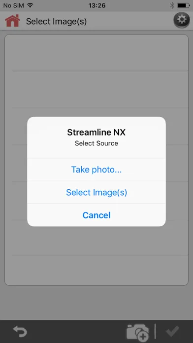 RICOH Streamline NX for User スクリーンショット