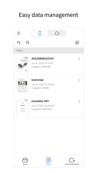ScanSnap Home应用截图