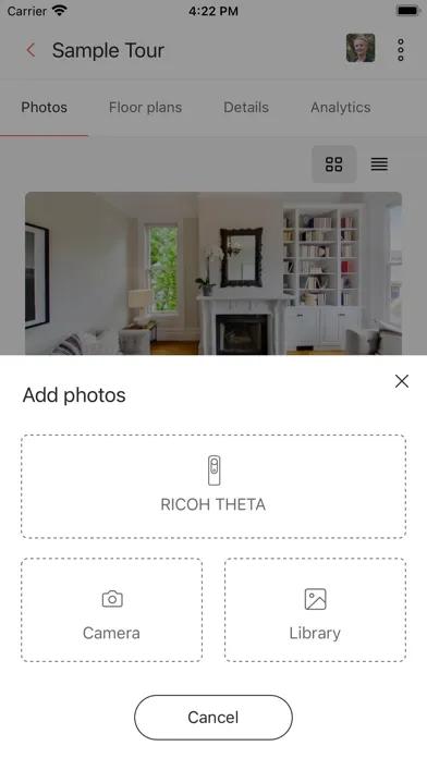 Tangkapan layar RICOH360 Tours