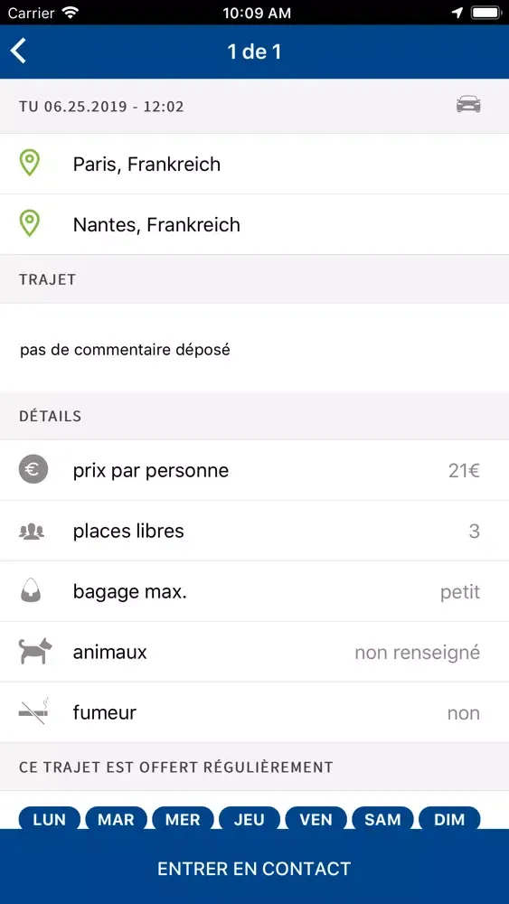 Screenshot di Covoiturage - Automobile Club