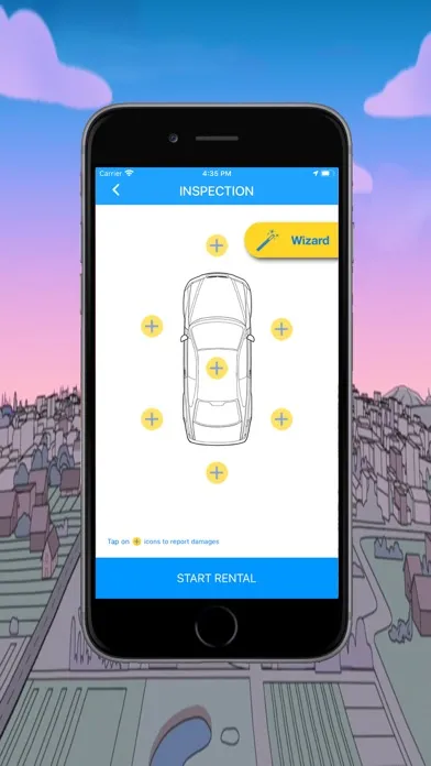 Zrzuty ekranu Ride Share Carz