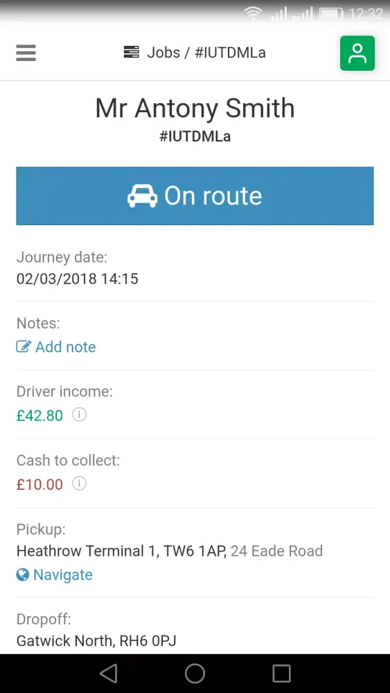 ANDY Driver Screenshots