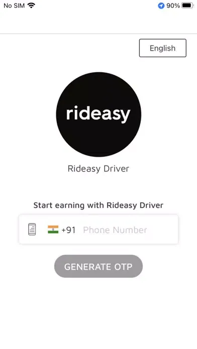 Rideasy Driver Screenshots