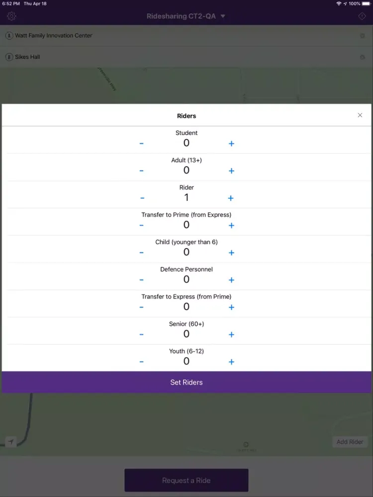 Clemson Tiger Transit iPad  Screenshots