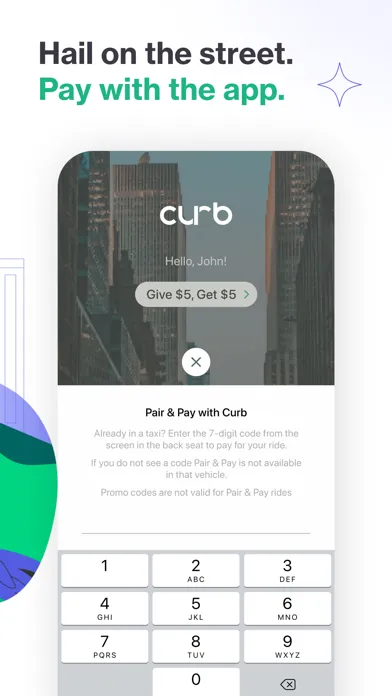 Tangkapan layar Curb - Request & Pay for Taxis