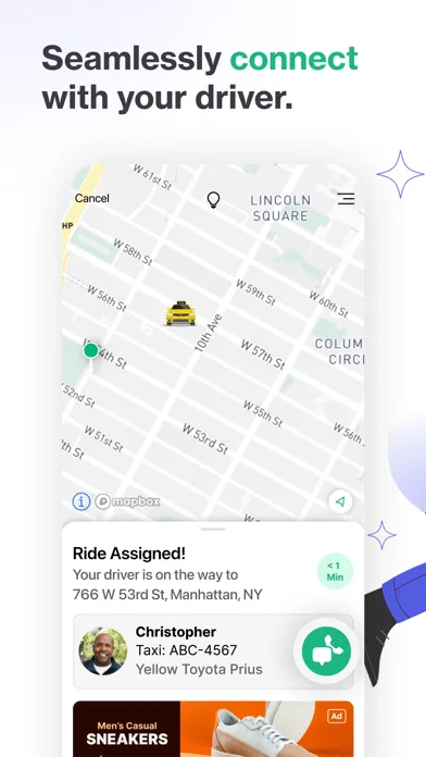 Tangkapan layar Curb - Request & Pay for Taxis