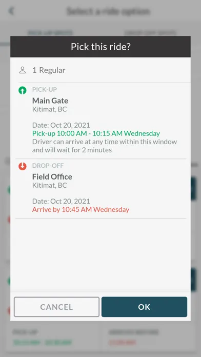 Ảnh chụp màn hình của Ride-Link