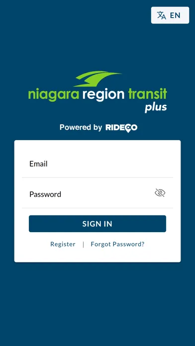 Capturas de tela do Niagara Region Transit Plus