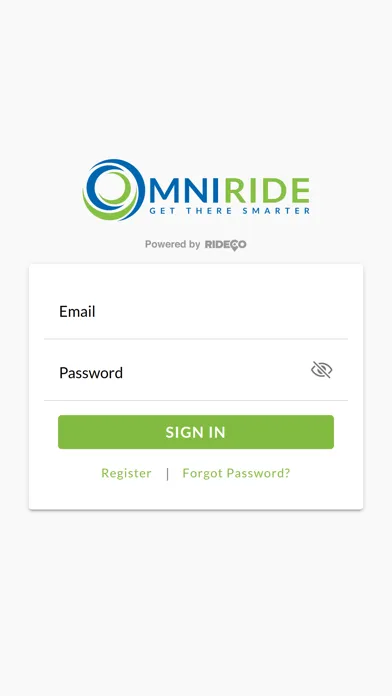 Скриншоты OmniRide Mobility