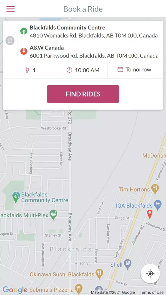 Pick-Up On-Demand スクリーンショット