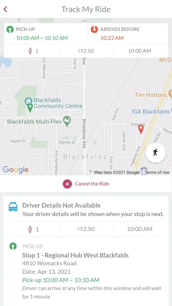Pick-Up On-Demand スクリーンショット