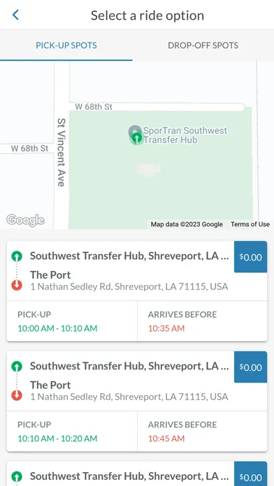 SporTran OnDemand Screenshots