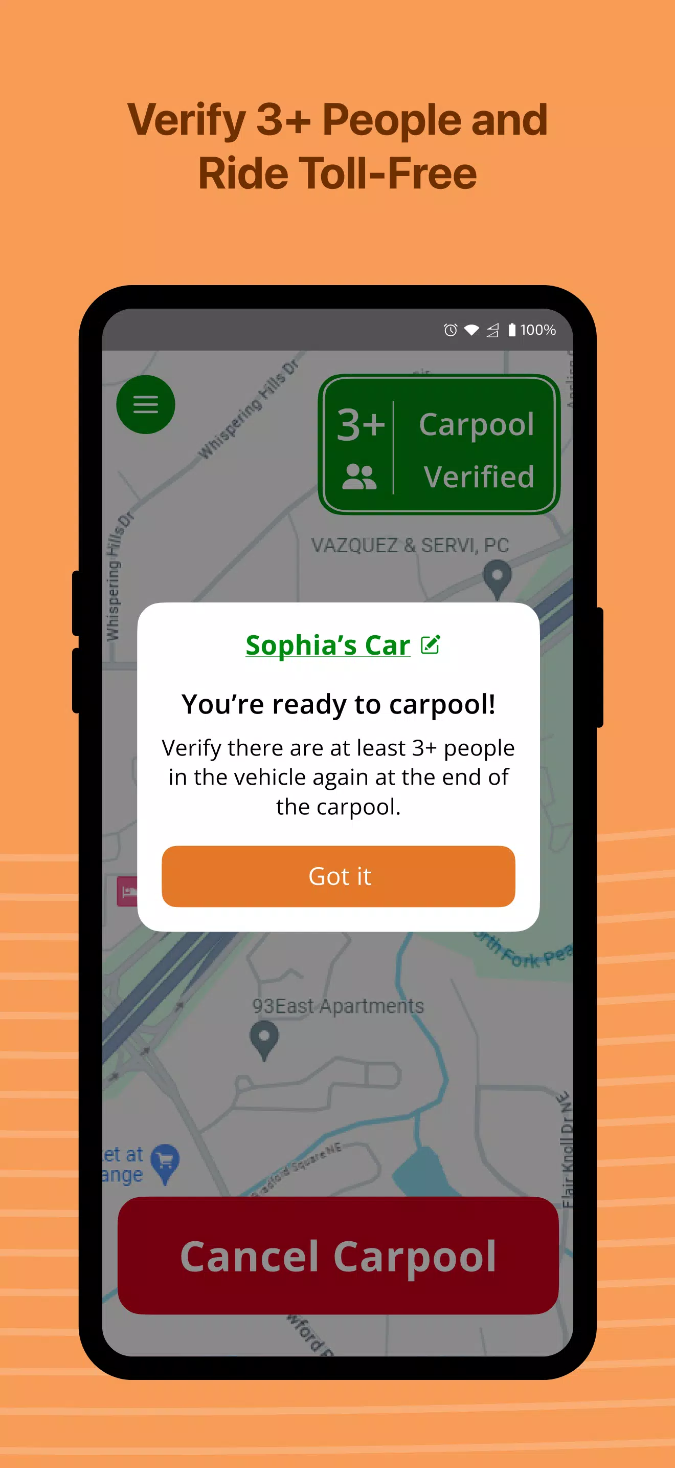 Peach Pass Verify Screenshots