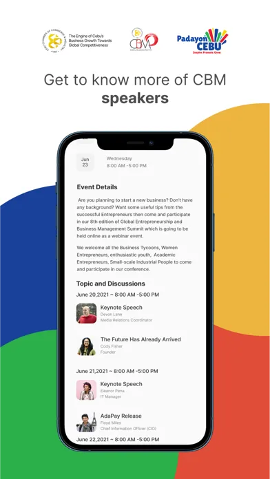 Cebu Chamber - CBM App سکرین شاٹس